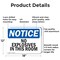 Signmission No Explosives In This Room, 18 in W x Rectangle, Aluminum OS-2PACK-NS-A-1218-L-14538 - alternate 2